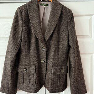 Eddie Bauer Tweed Blazer 8 Tall